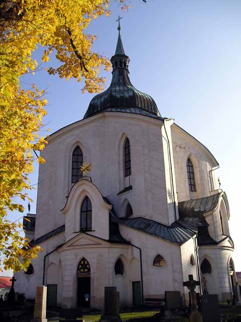 KOSTEL SV. JANA NEPOMUCKHO NA ZELEN HOE U RU NAD SZAVOU  PAMTKA UNESCO